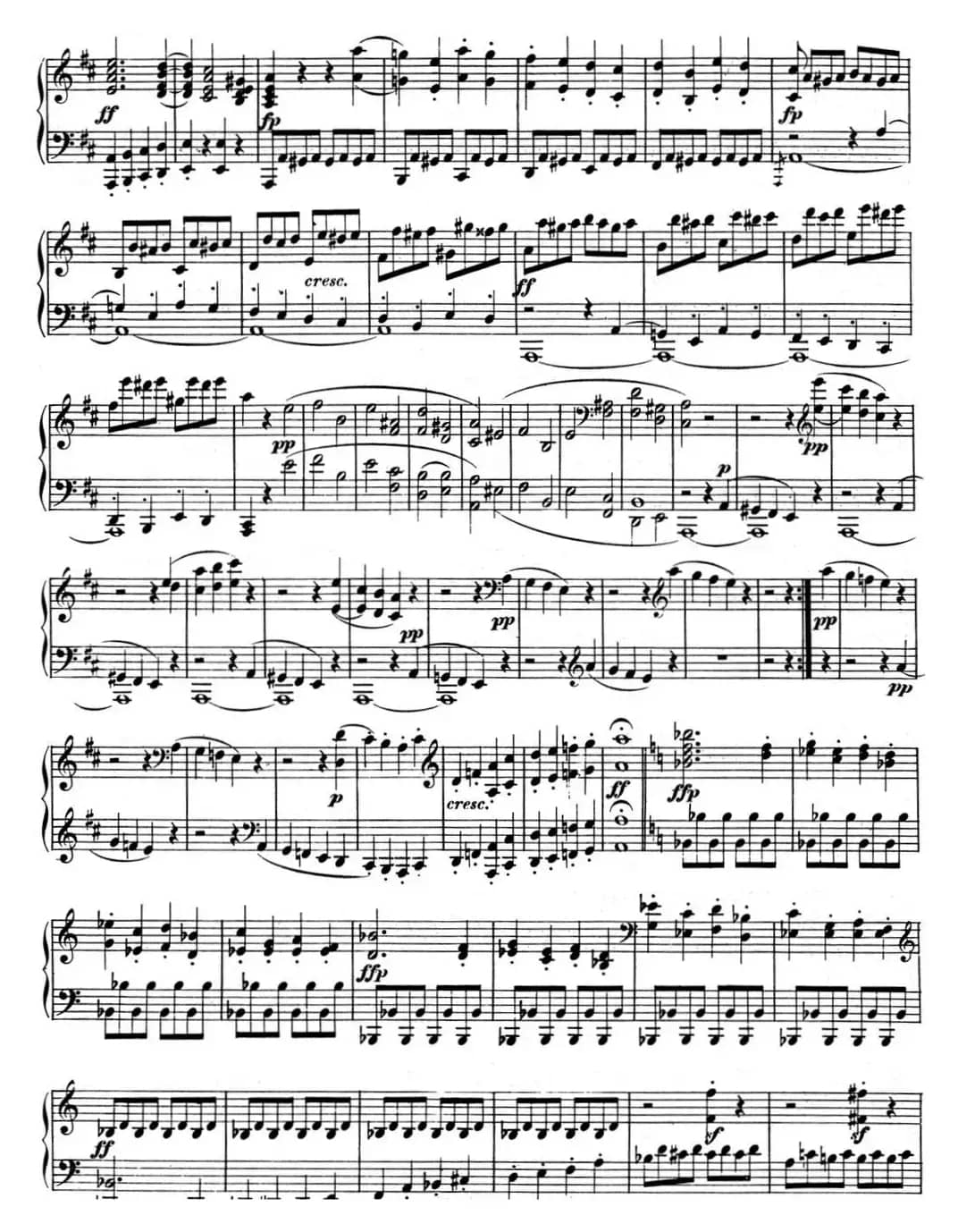 贝多芬钢琴奏鸣曲07 D大调 Op.10 No.3 D major