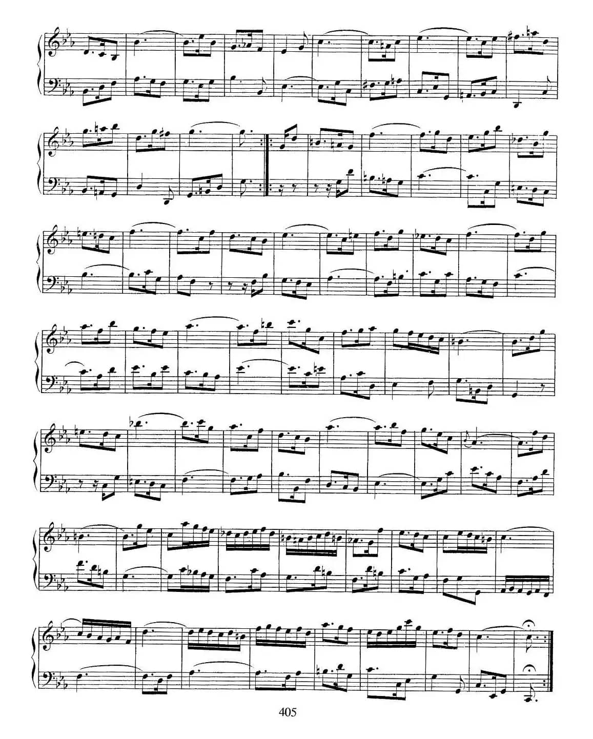 法国组曲之二：c小调