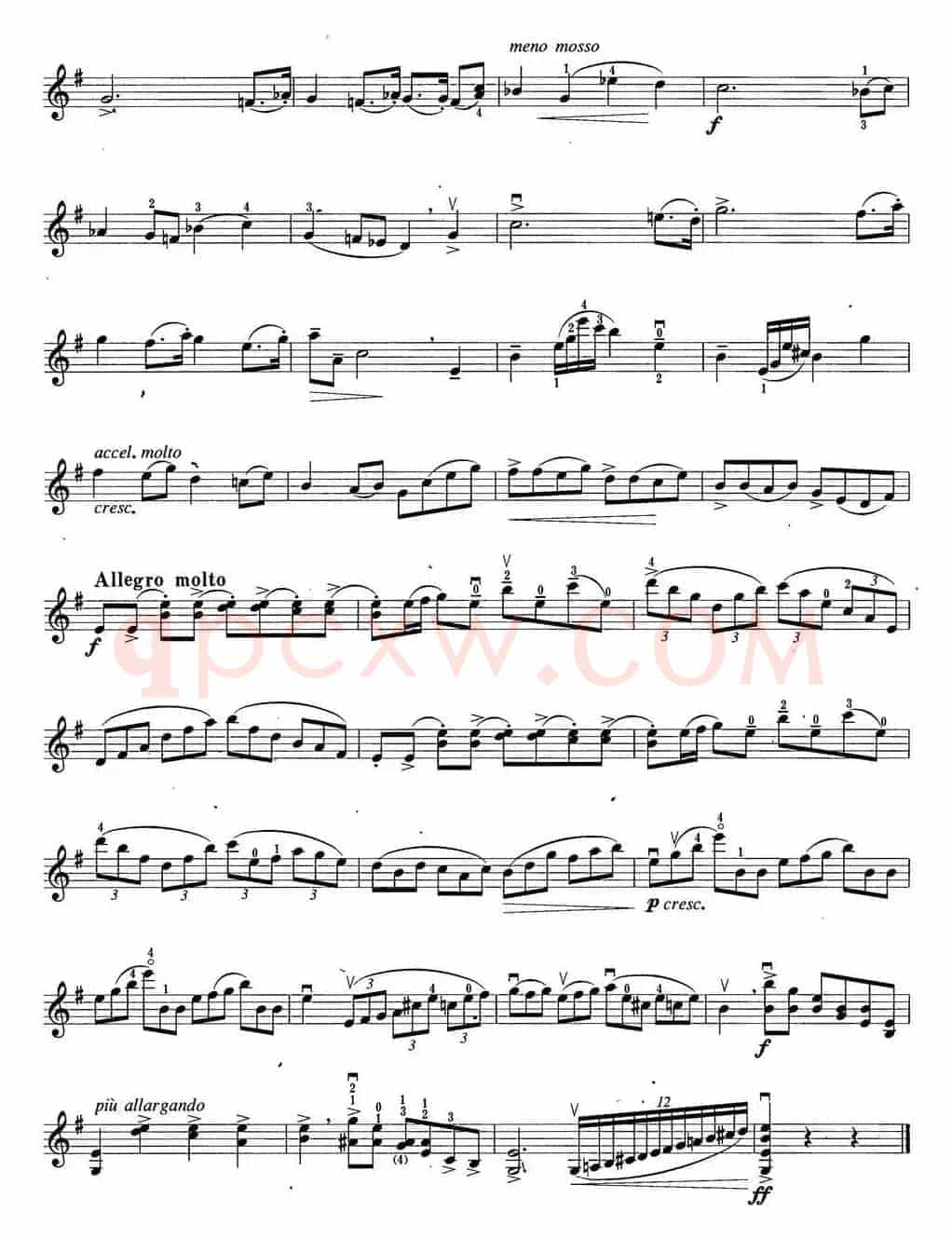 小提琴考级第六级：外国乐曲（6首）