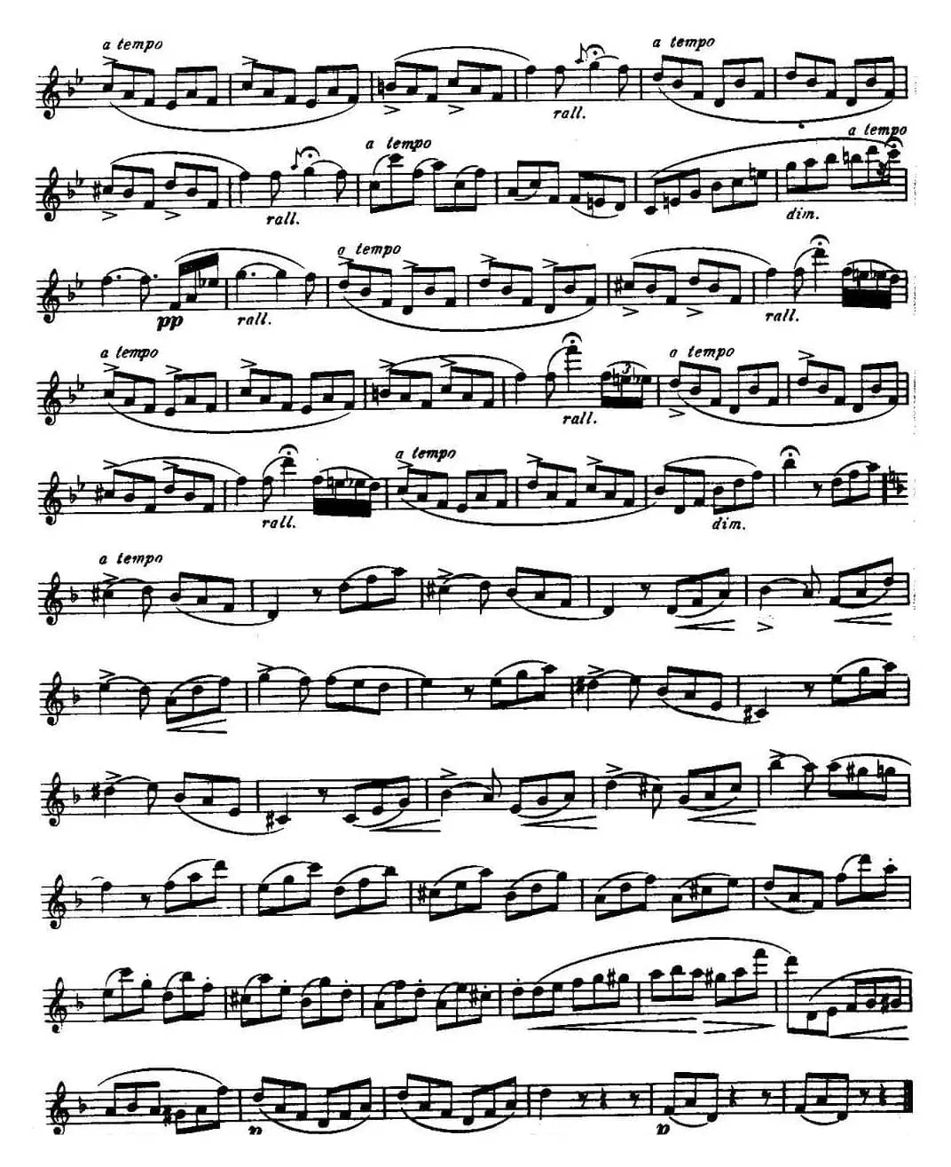 柯勒长笛练习曲作品33号（第二册）（6）