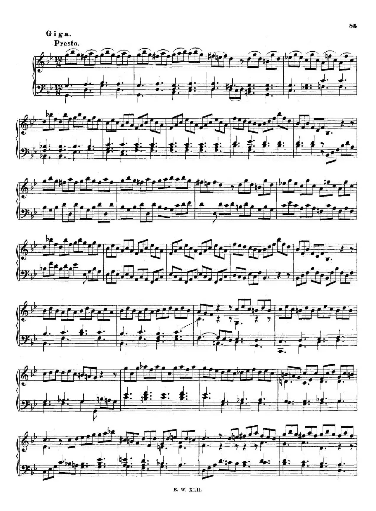 16 Concertos BWV 972-987(十六首为独奏古钢琴而作的协奏曲)(P21——30)