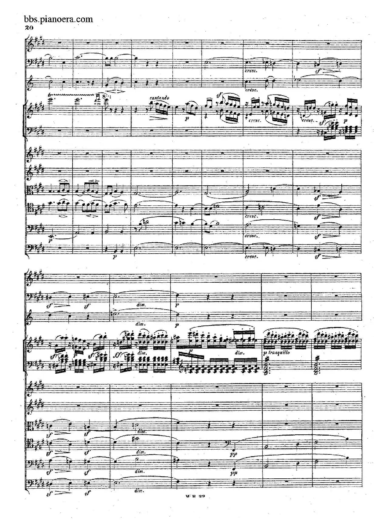 Piano Concerto No.1 in g Minor Op.25（g小调第一钢琴协奏曲·总谱）