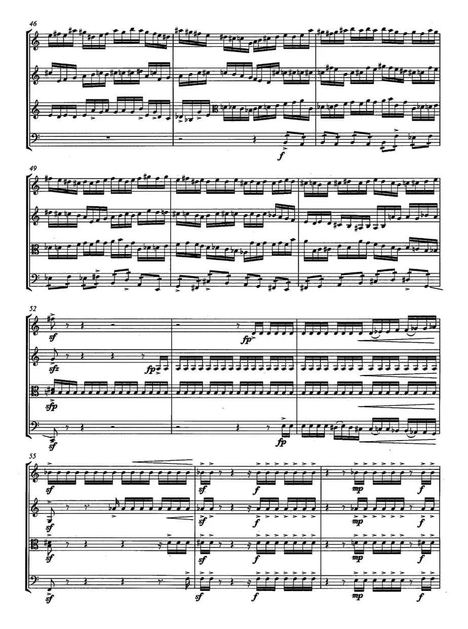 远讯（第二弦乐四重奏）