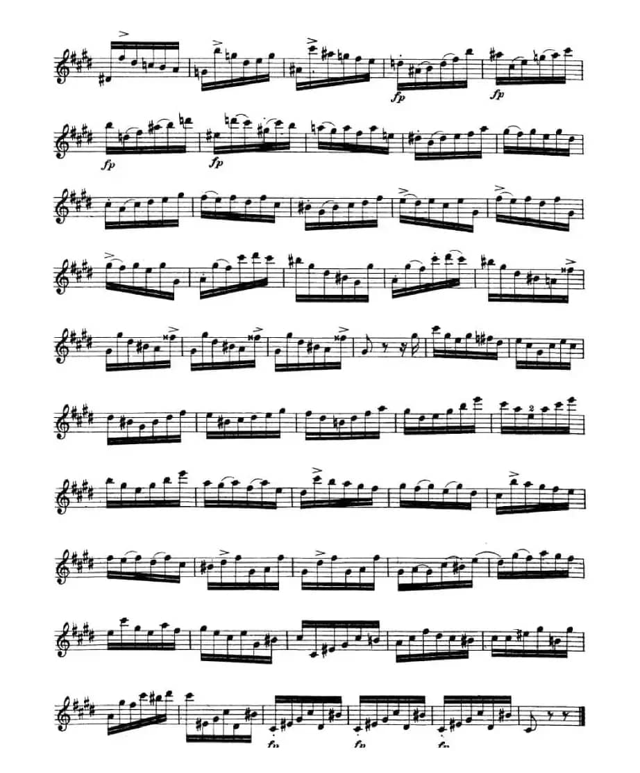 24首小提琴练习曲之10 