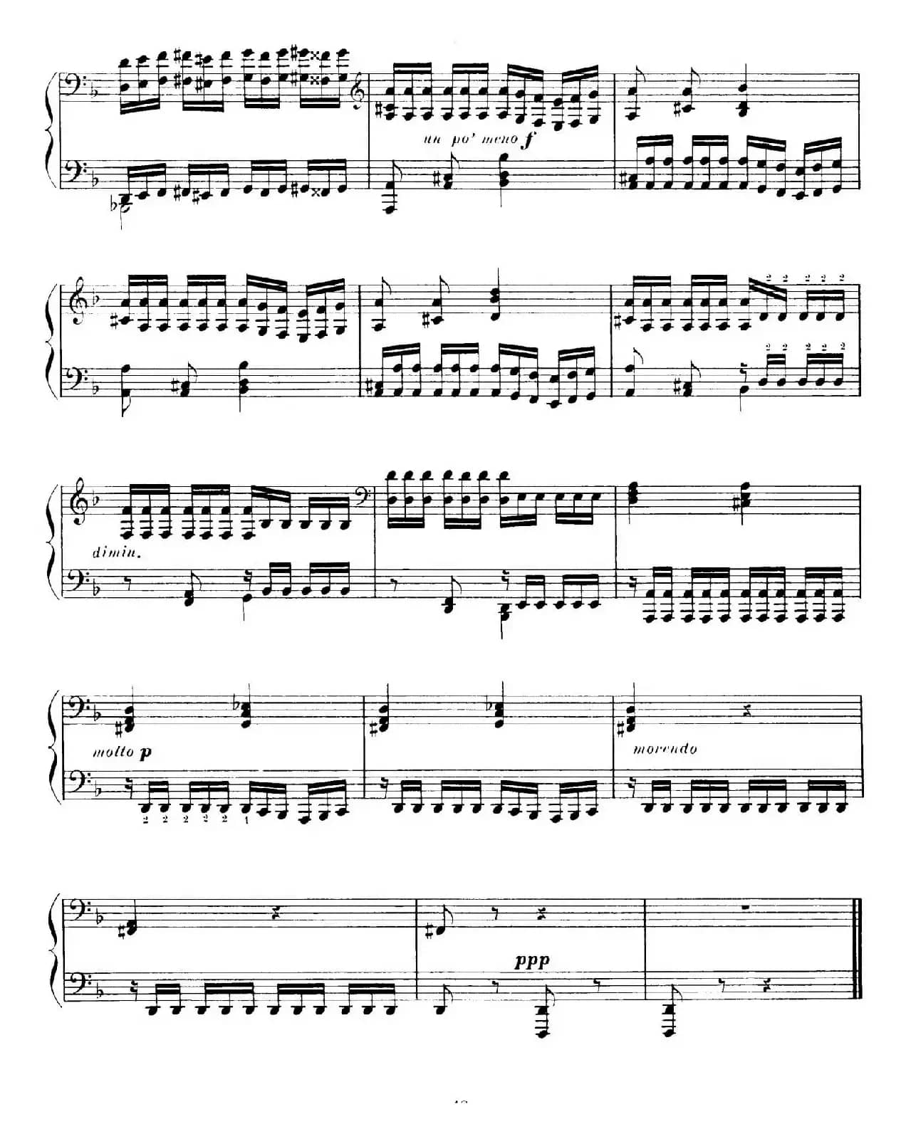 15 Etudes de Vortuosite Op.72(15首辉煌练习曲·9)