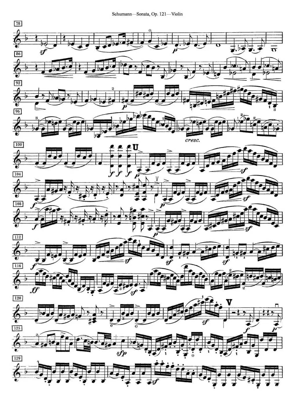 Violin Sonata Op.121
