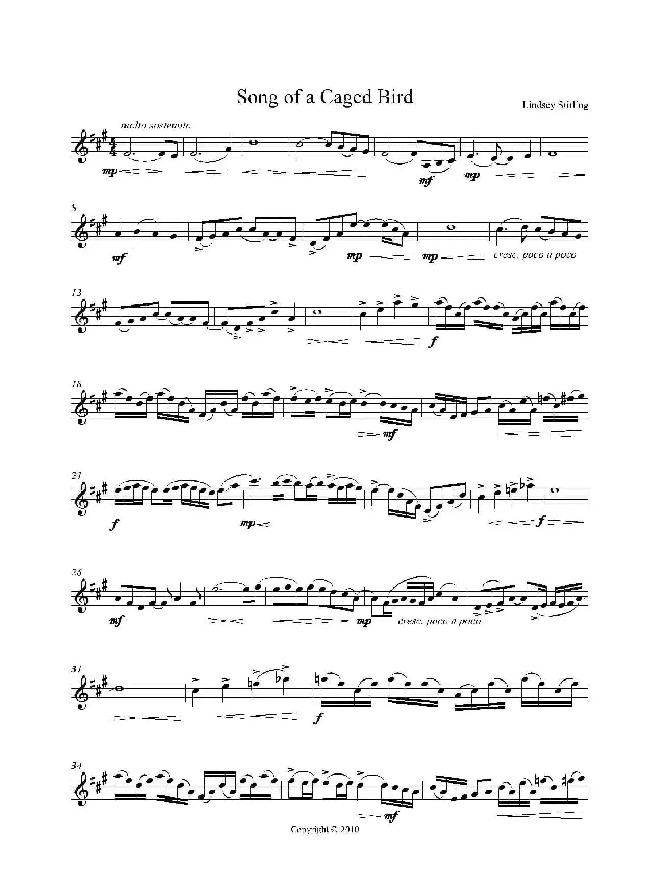 Song of a Caged Bird