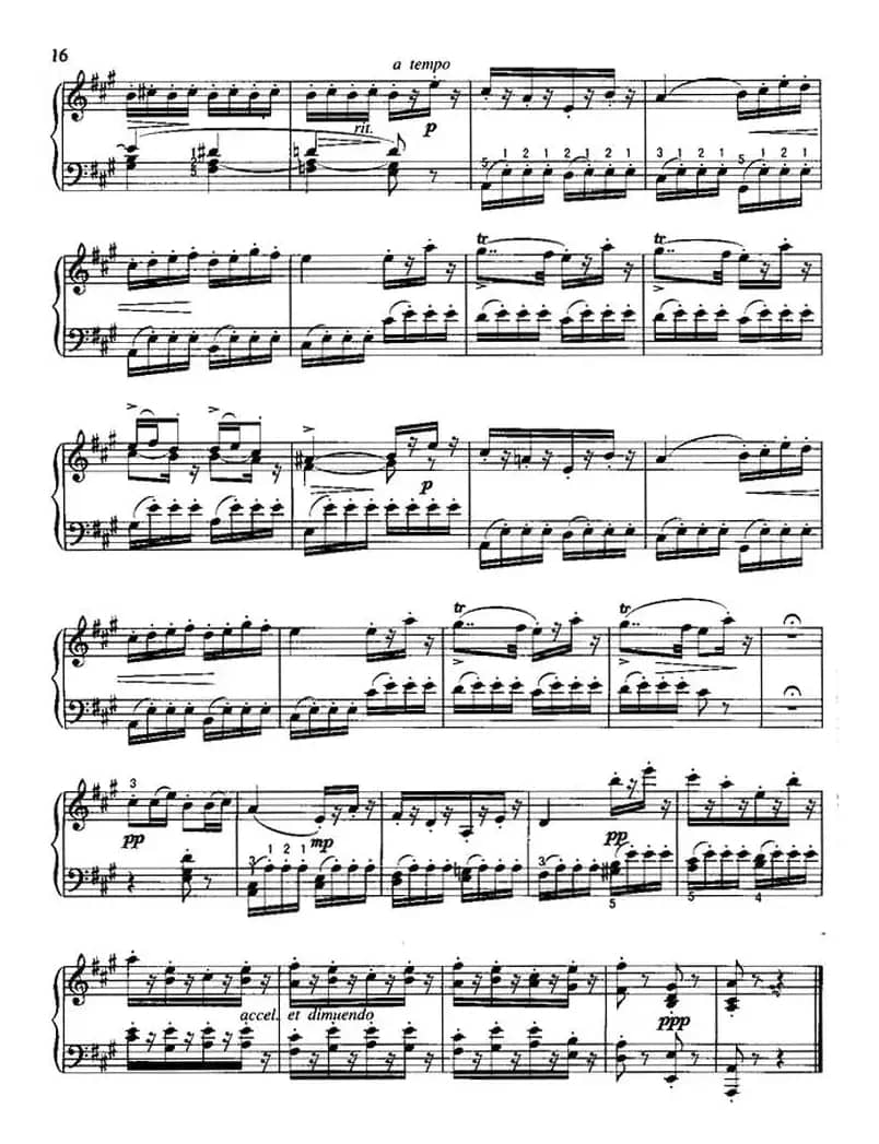 加沃特舞曲（托玛作曲版）