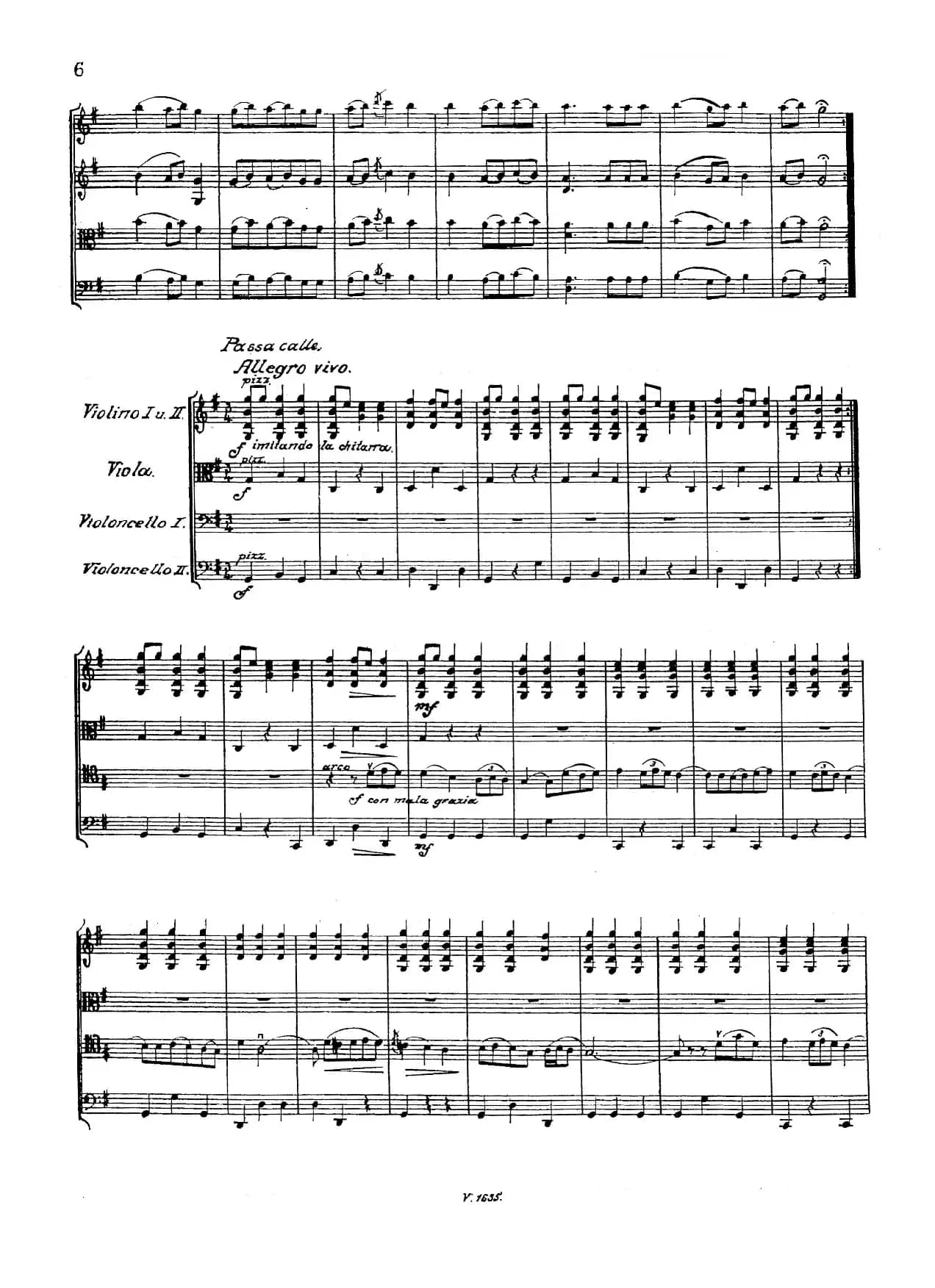 马德里街道小夜曲（弦乐四重奏）