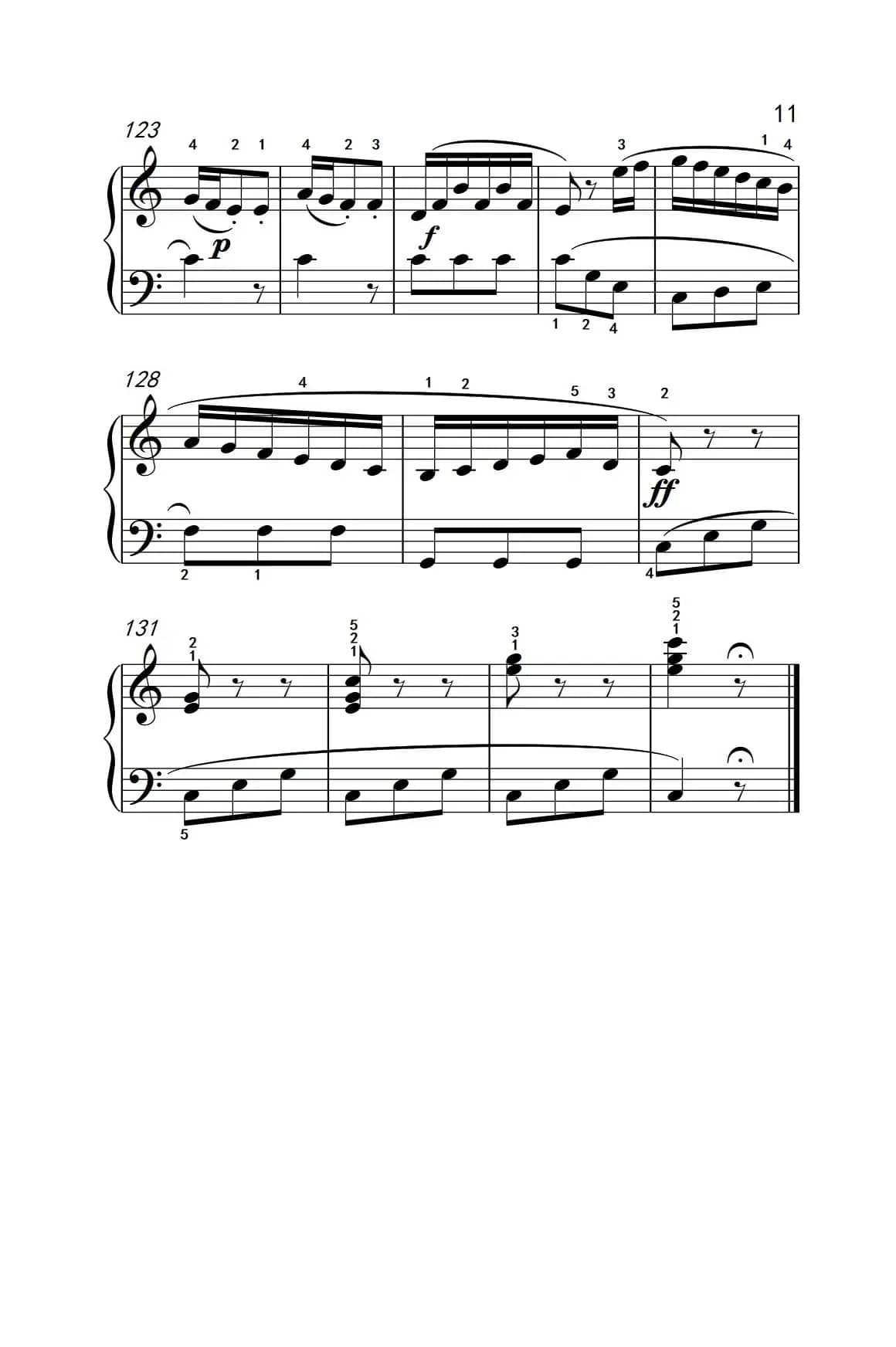 小奏鸣曲（老年大学 钢琴教程 3）