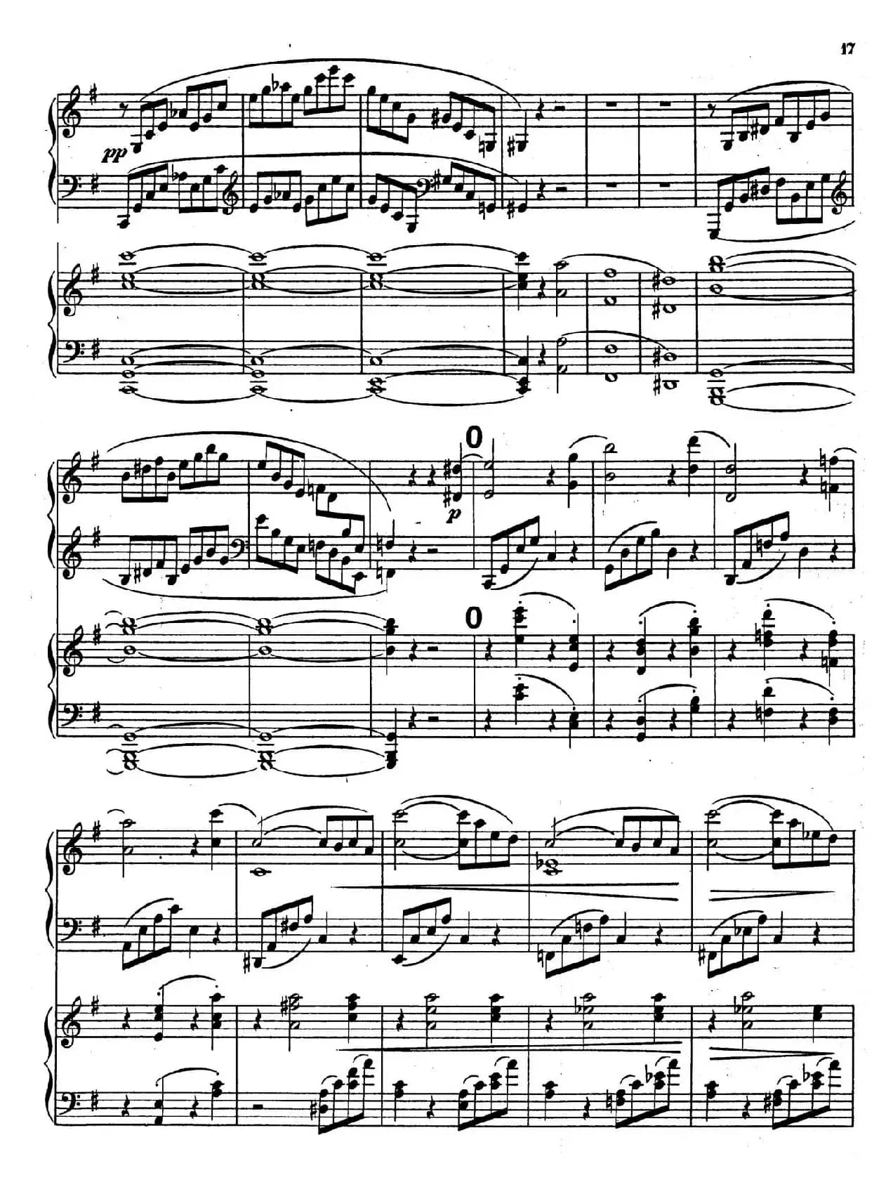 Symphony No.4 in e Minor Op.98（e小调第四交响曲·双钢琴）