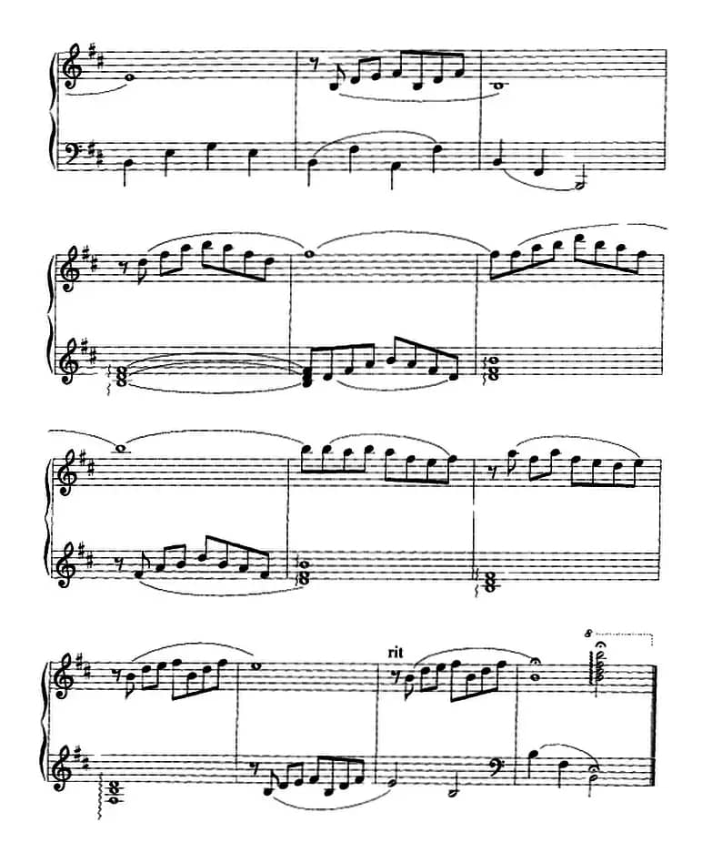 钢琴小品：荡舟