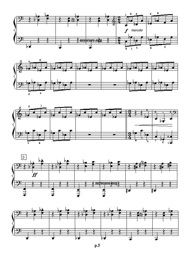 艾金娜与马塞拉涅尼亚双人舞（四手联弹之二）