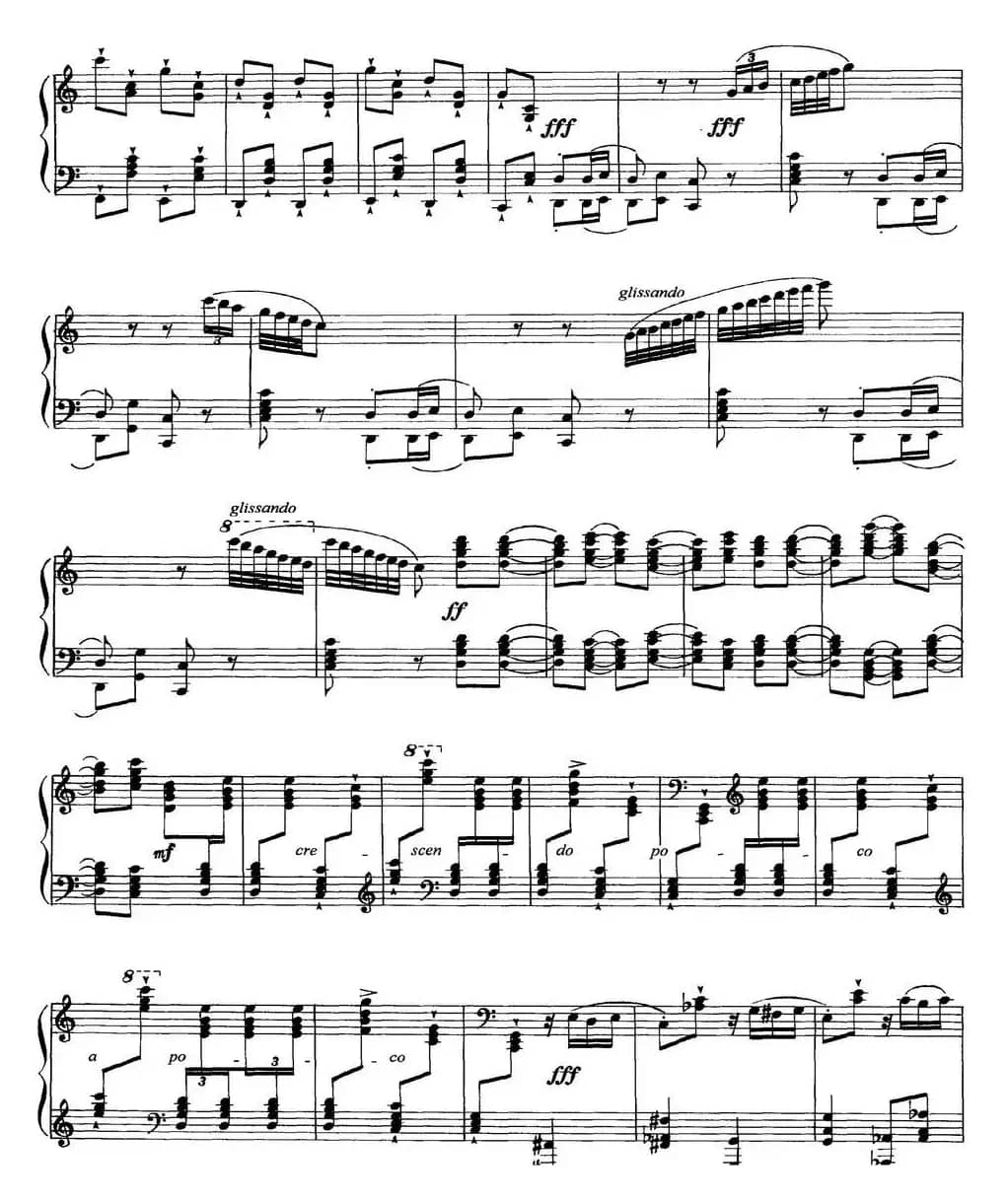 柴可夫斯基18首钢琴小品Op.72（18.Scene dansante(invitation au trepak)）