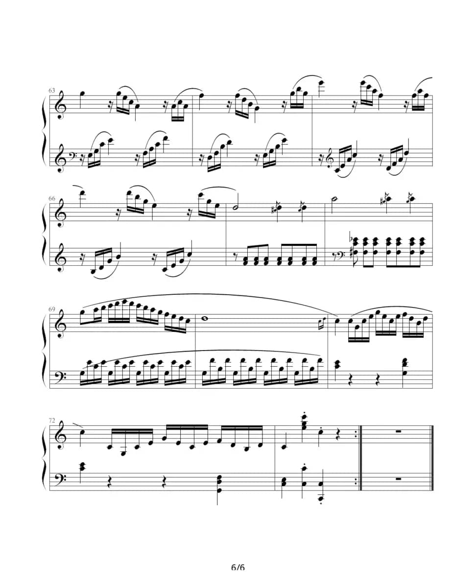 奏鸣曲 Sonatas K.545（Mozart 制谱版）