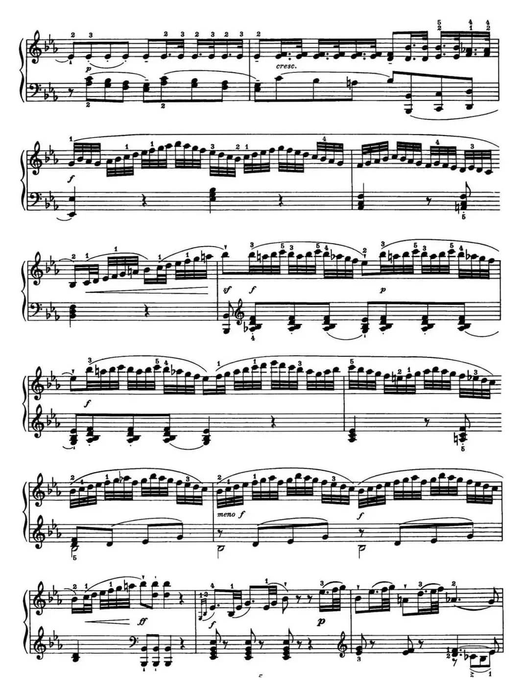 海顿 钢琴奏鸣曲 Hob XVI 38 in E-flat major