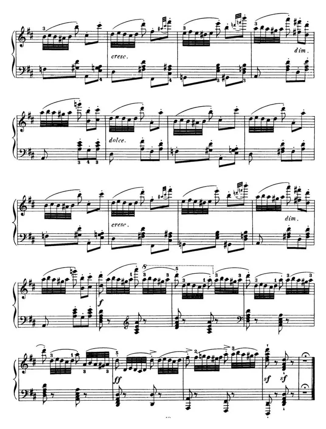 50首车尔尼Op.740钢琴手指灵巧技术练习曲（NO.29）