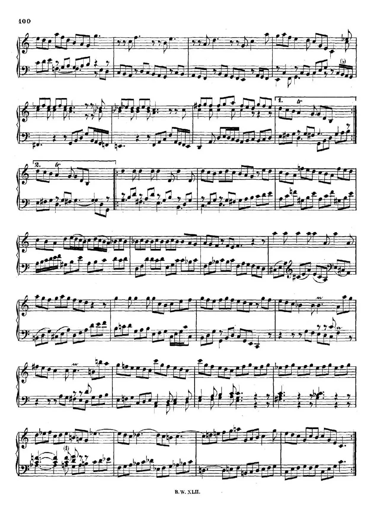 16 Concertos BWV 972-987(十六首为独奏古钢琴而作的协奏曲)(P41——50)