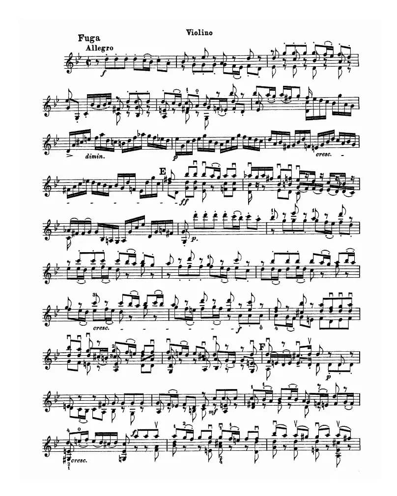 巴赫小提琴协奏曲（一）