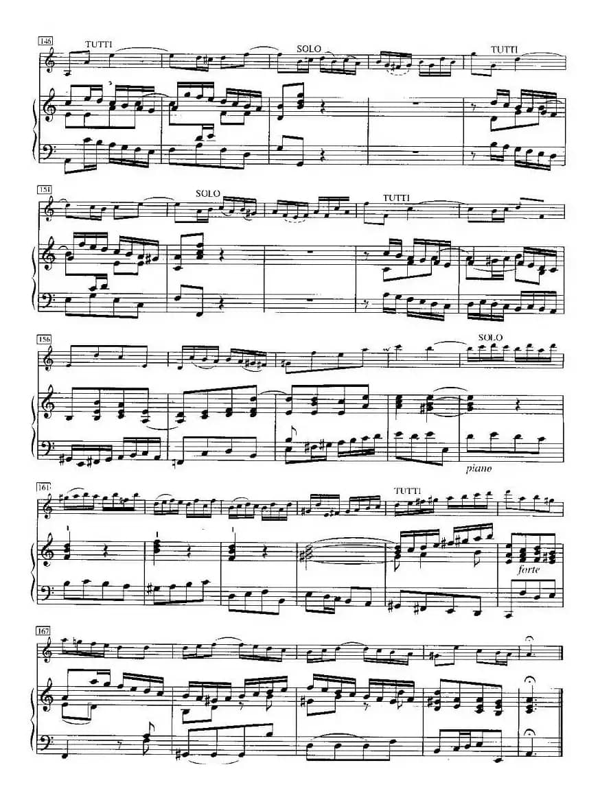 巴赫a小调小提琴协奏曲