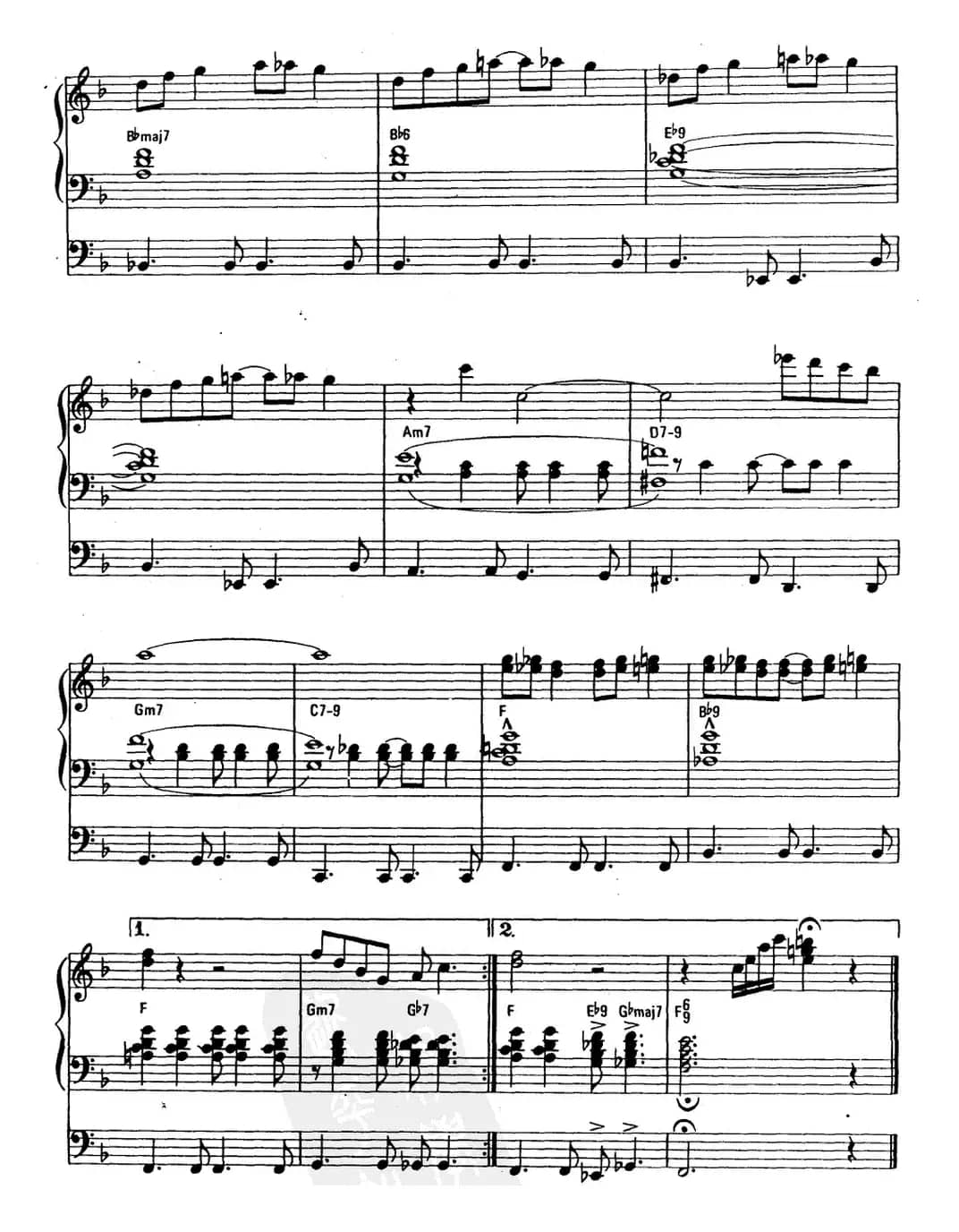 多么漂亮（双排键电子琴）