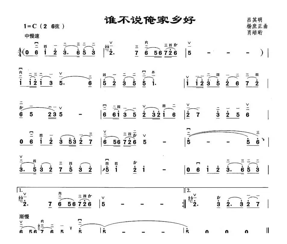 谁不说俺家乡好