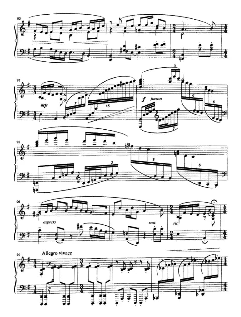 秧歌（选自《山东组曲第二号》之四）