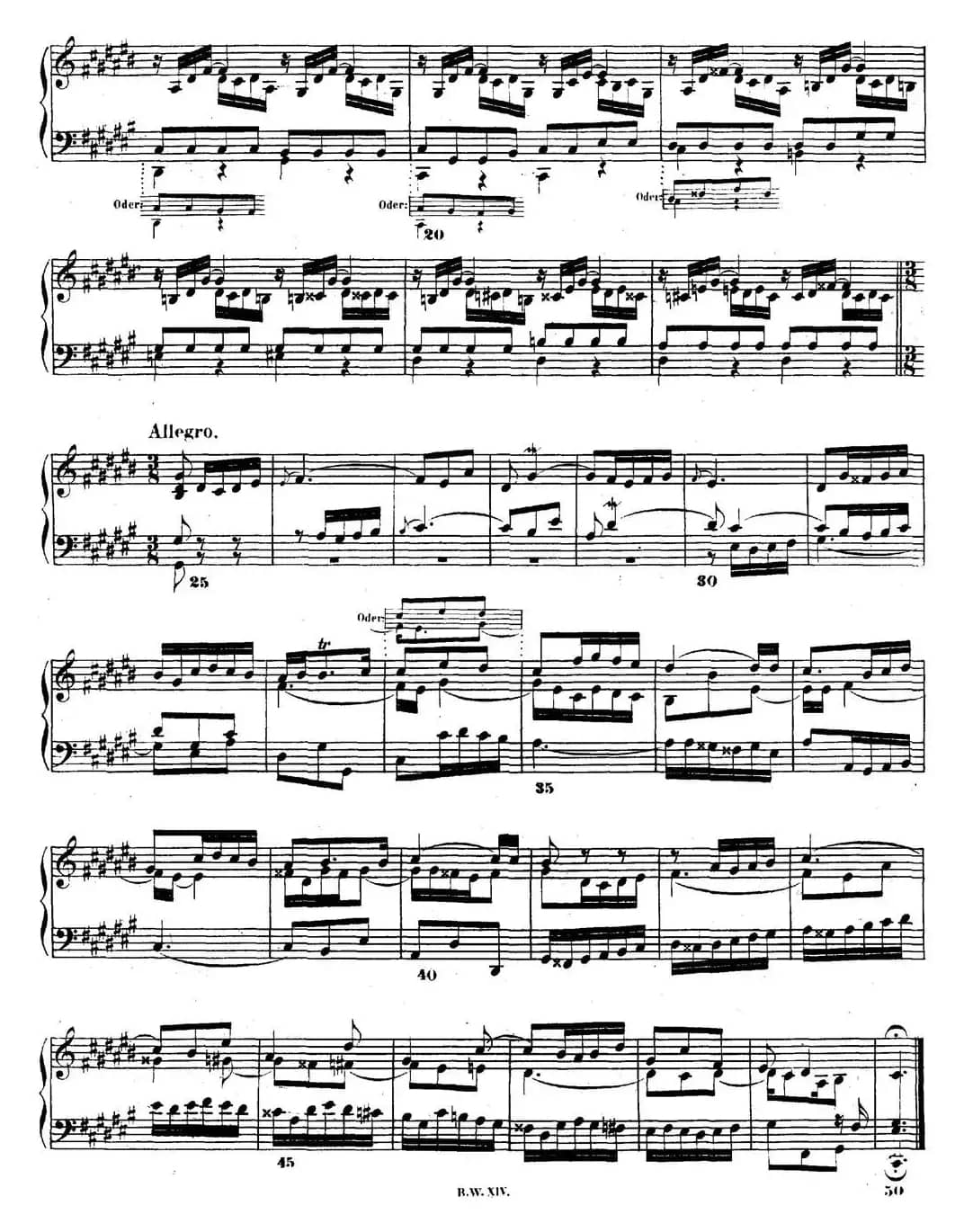 巴赫《平均律钢琴曲集·第二卷》之前奏曲（NO.3）