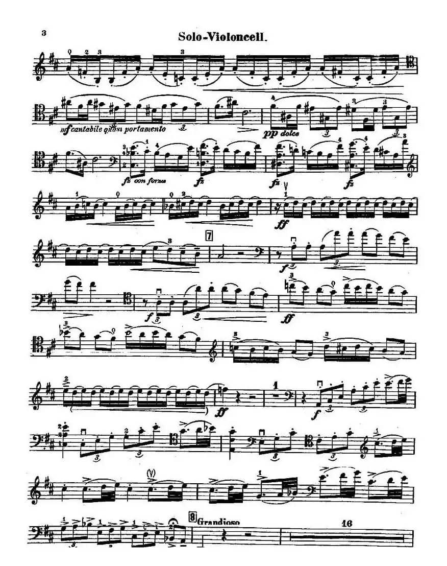 CELLO CONCERTO in B minor（大提琴）