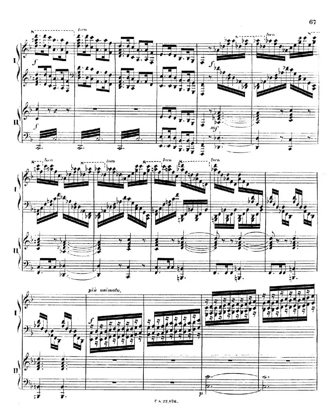 Piano Concerto No.2 in F Major Op.35（F大调第二钢琴协奏曲·Ⅱ·双钢琴）
