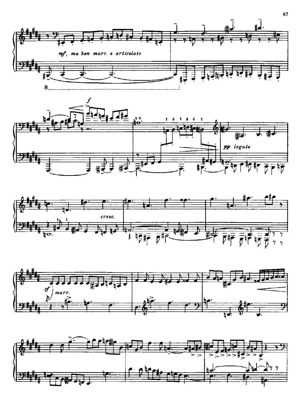 24 Preludes and Fugues Part.1 Op.45（24首前奏曲与赋格·第一部分·12）