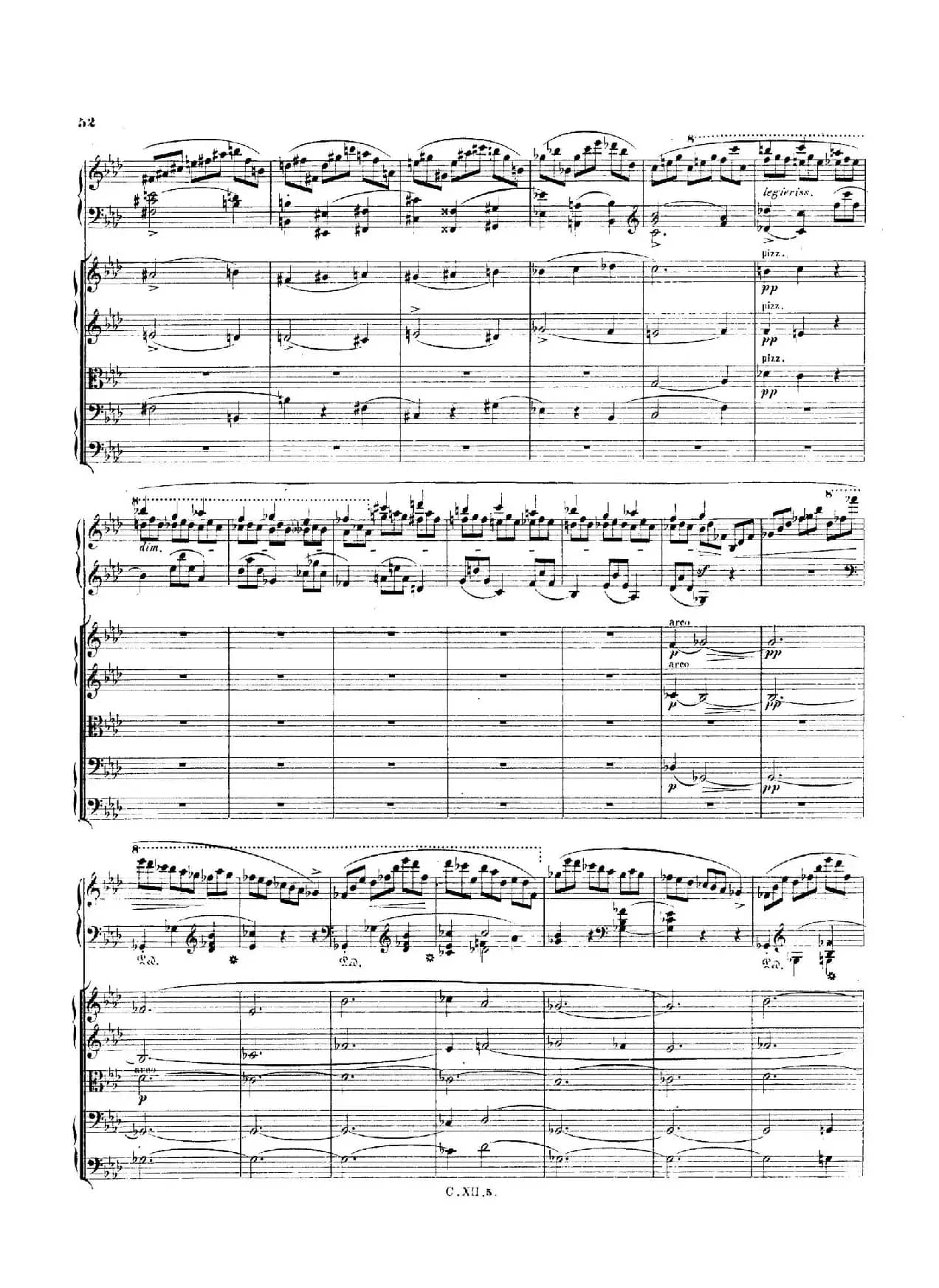 Piano Concerto No.2 in f Minor Op.21（f小调第二钢琴协奏曲·总谱）