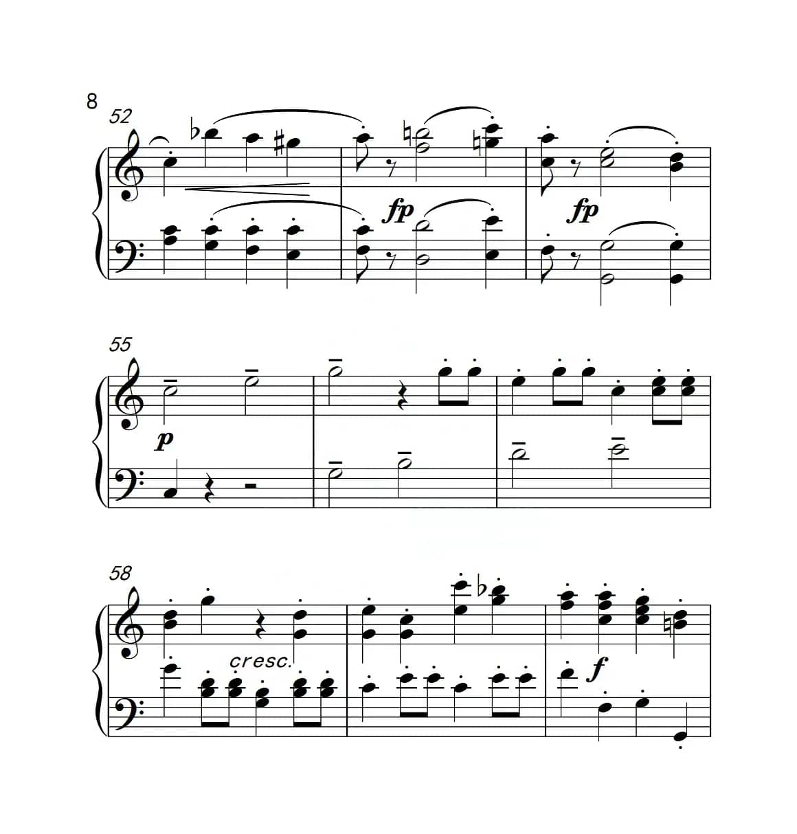 第四级B组 小奏鸣曲（中国音乐学院钢琴考级作品1~6级）