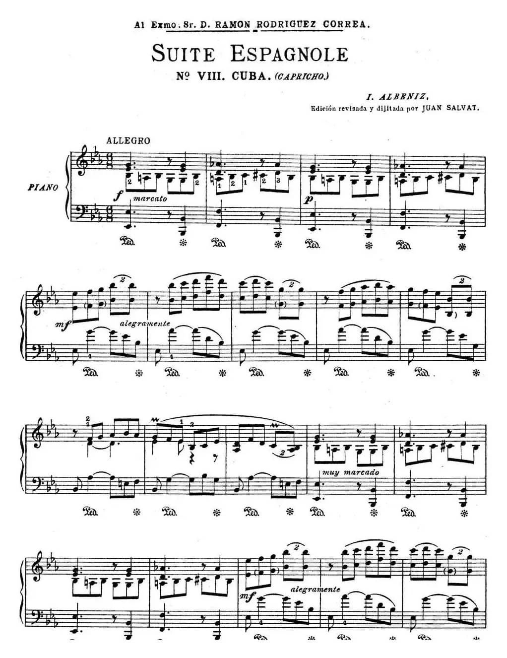 Suite Espanola Op.47（西班牙组曲·Ⅷ）