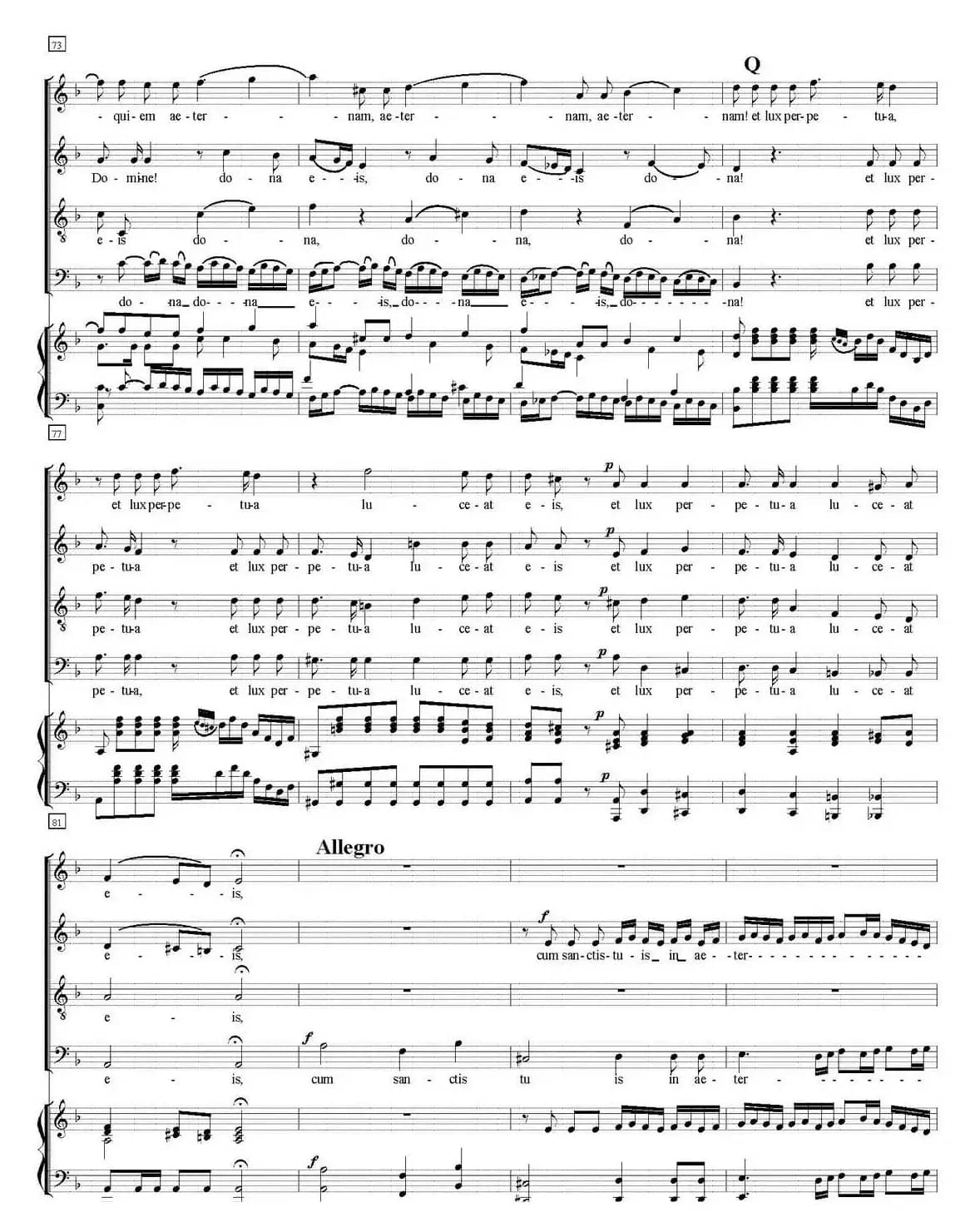 N°12 Agnus Dei（萨克斯四重奏+钢琴伴奏）