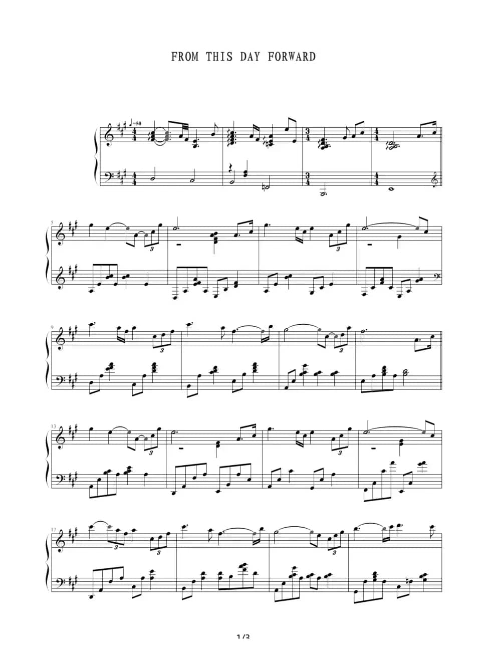 From This Day Forward