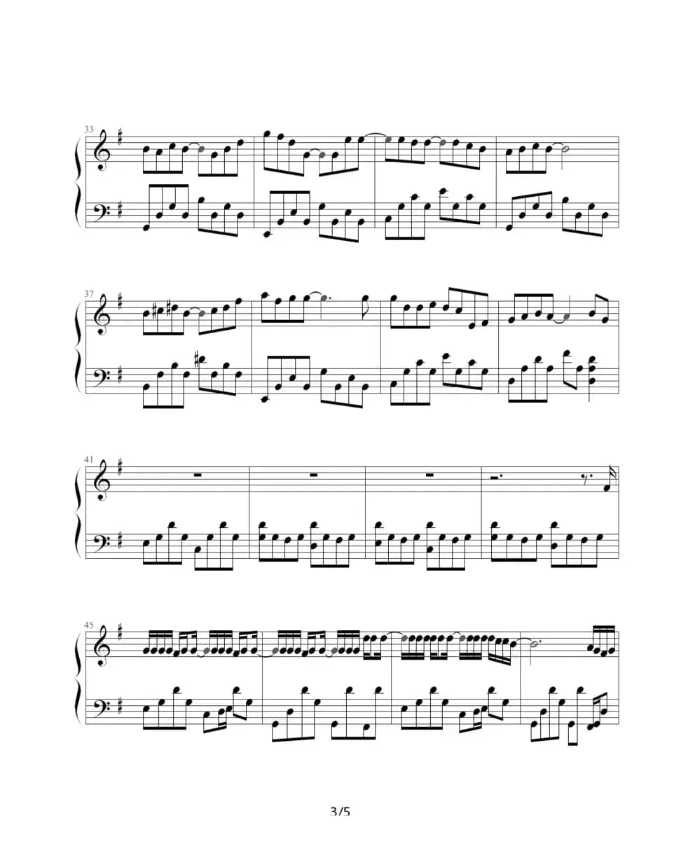 晴天（周杰伦曲、周扬记谱制谱版）