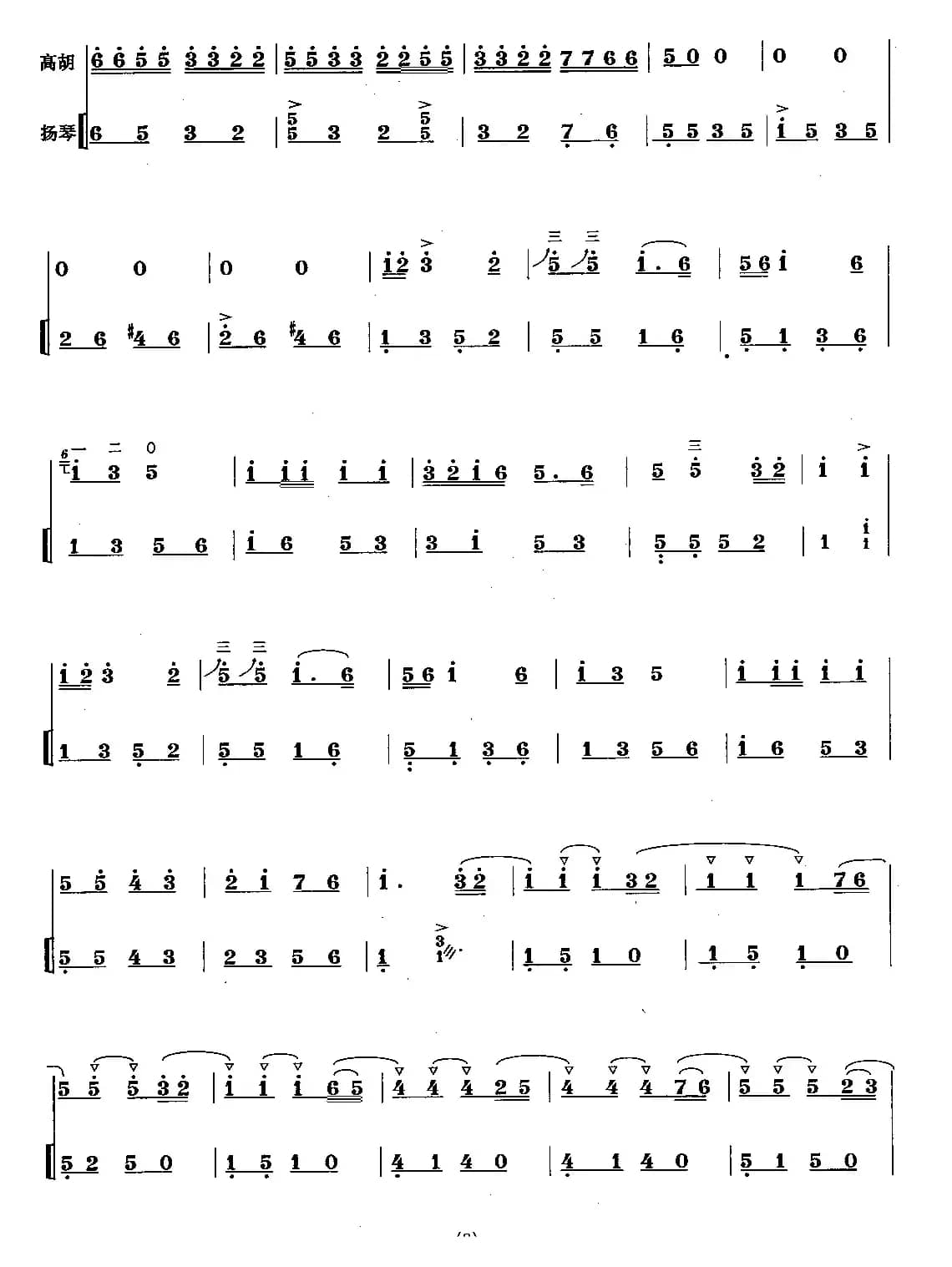 北京传来了喜讯（高胡独奏、扬琴伴奏）