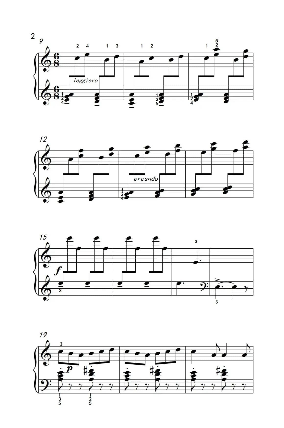 第七级1.回旋曲（中央音乐学院 钢琴（业余）考级教程 7-9级）