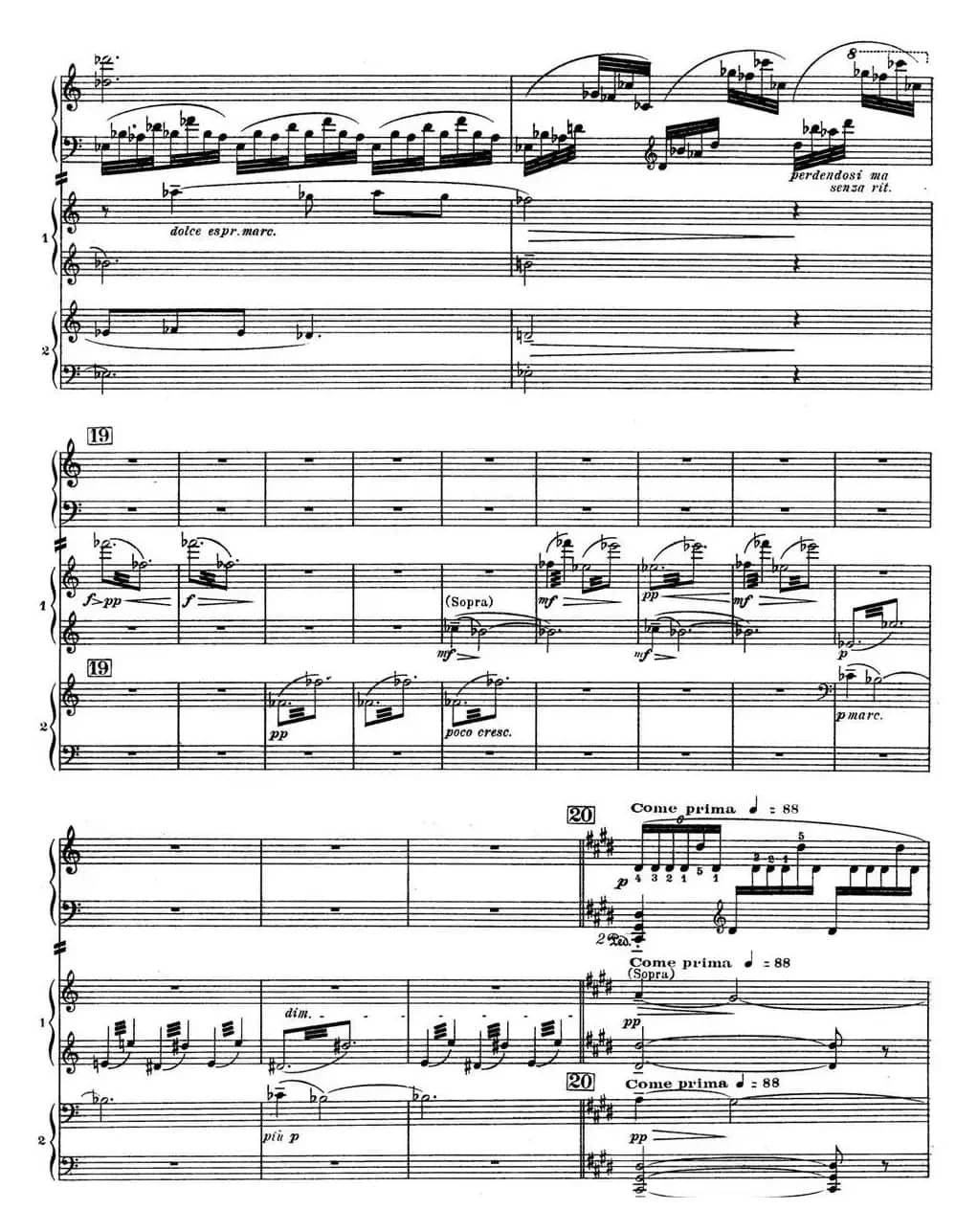 Nights in the Gardens of Spain 西班牙花园之夜 双钢琴版（Ⅰ-En el Generalife）