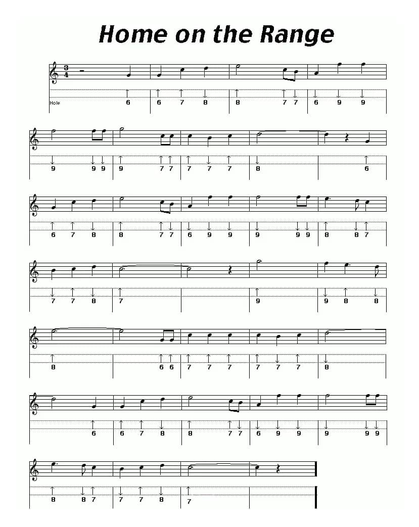 Home on the Range（牧场的家）（布鲁斯）