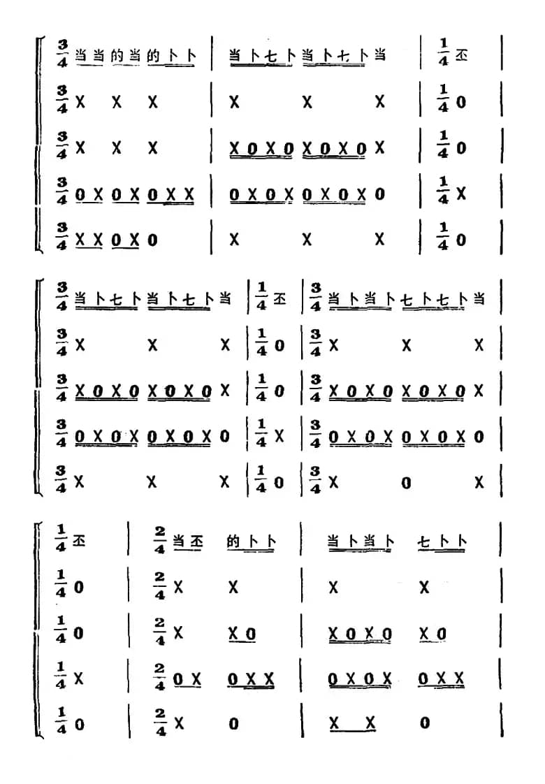 锦鸡拖尾（打击乐合奏）