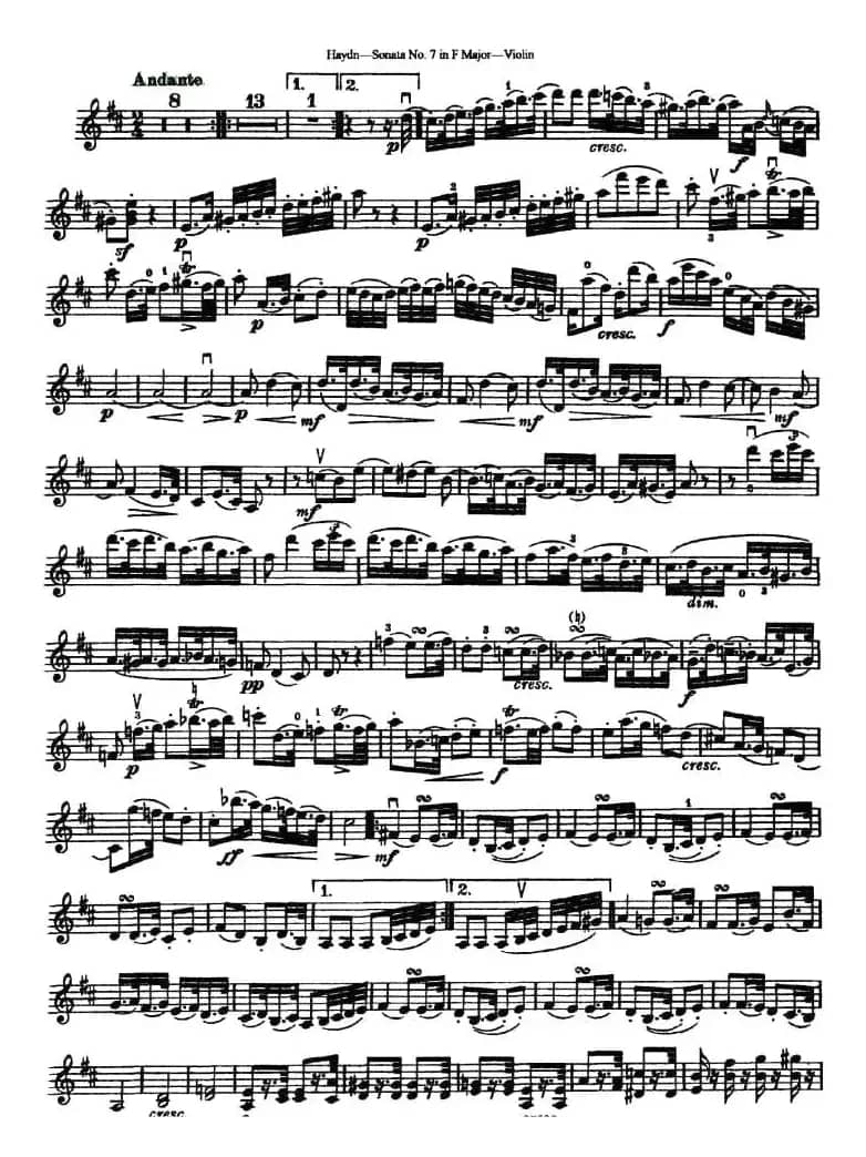 Soata No.7 in F Major