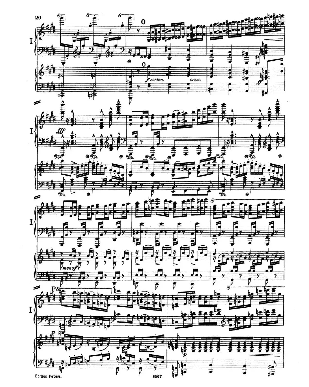 Piano Concerto in E Major Op.59(E大调钢琴协奏曲·双钢琴·第一乐章)