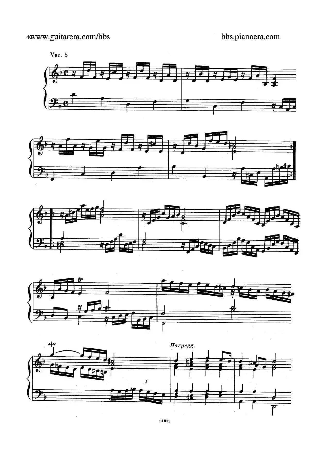 Suite No.3 in d Minor HWV 428（d小调第三组曲）