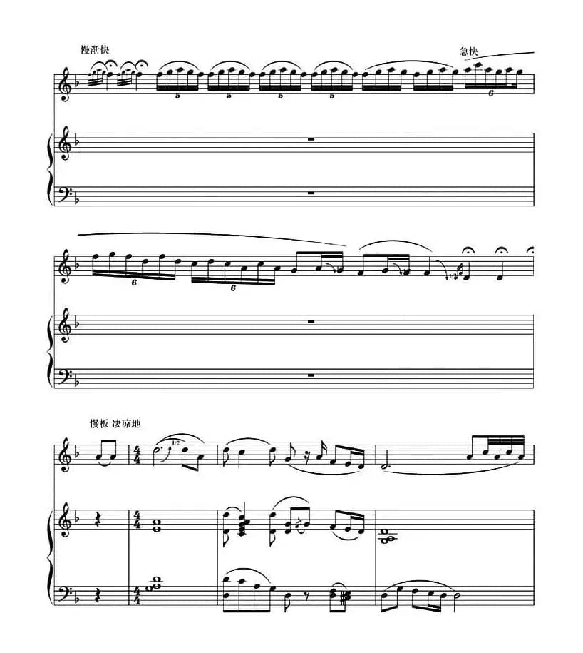 萨尔图畅想曲（二胡独奏+钢琴伴奏）