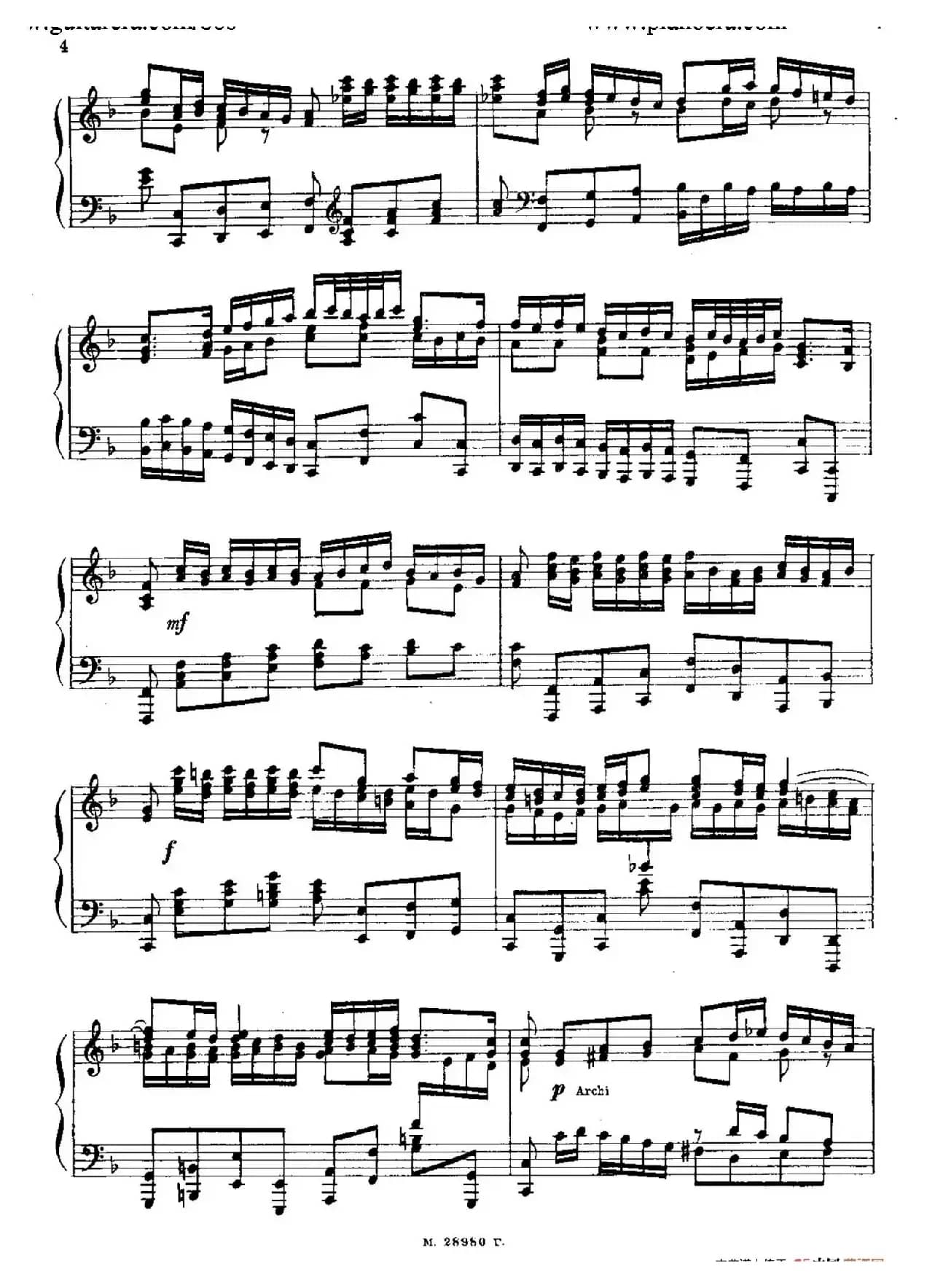 Brandenburg Concerto No.1 in F Major BWV 1046（F大调第一勃兰登堡协奏曲·第一乐章）