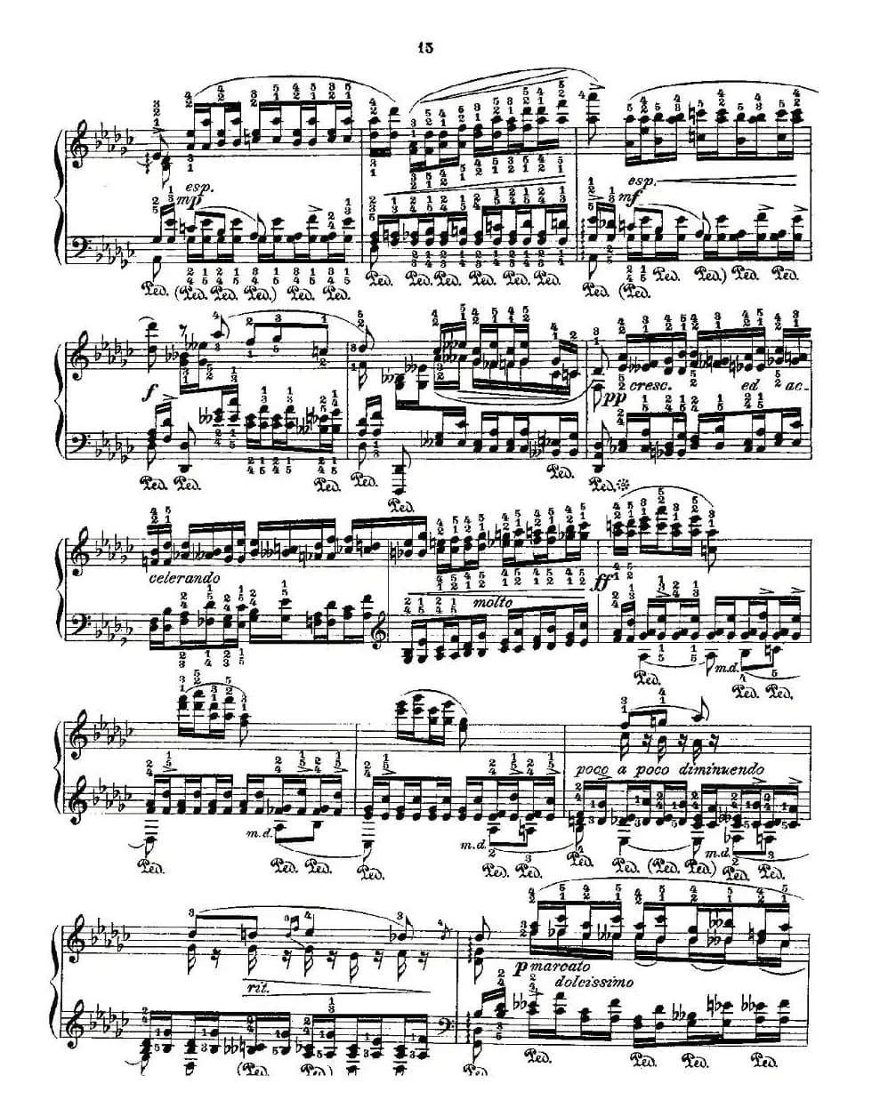 肖邦《练习曲》Fr.Chopin Op.10 No7-2