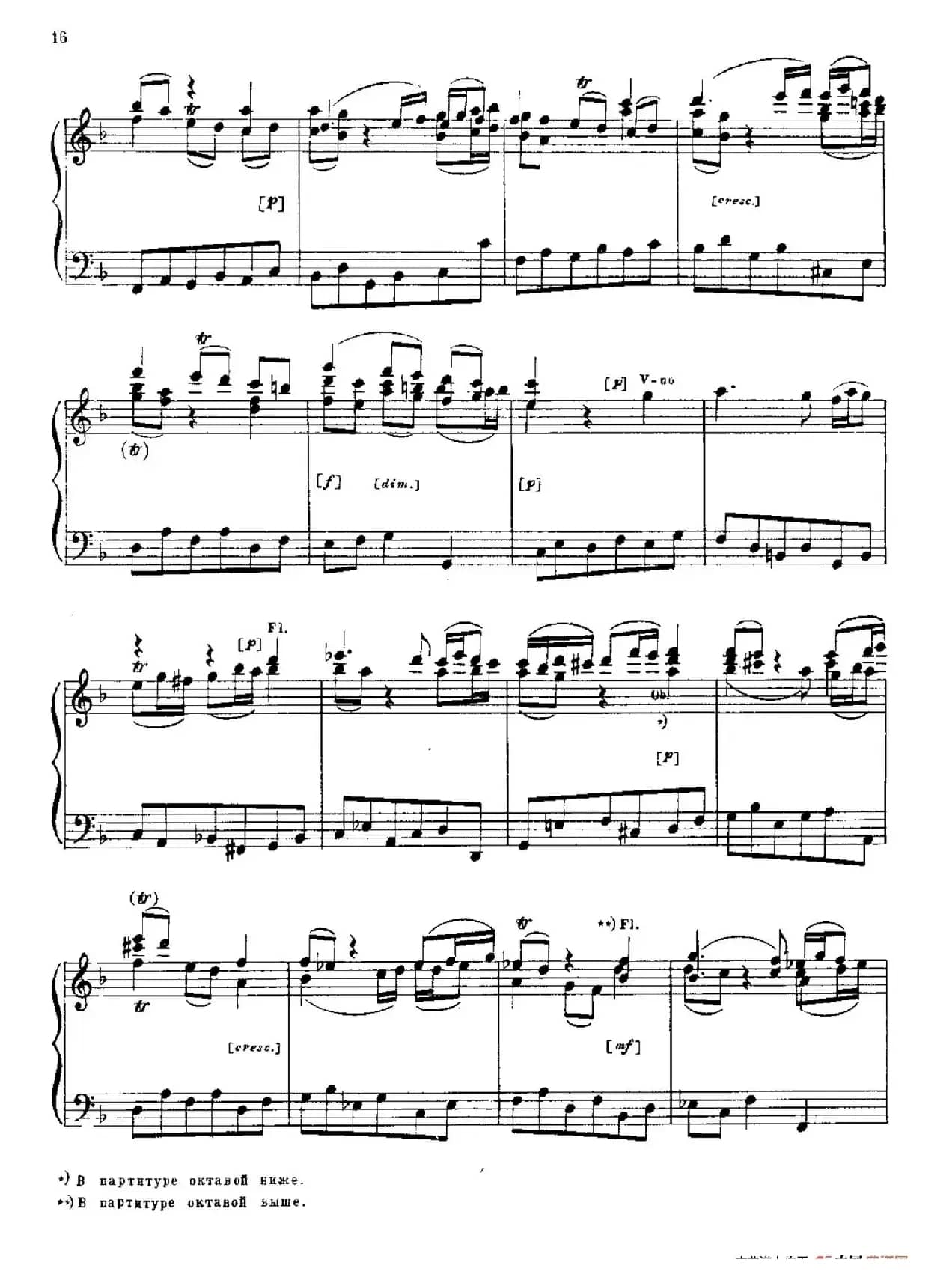 Brandenburg Concerto No.2 in F Major BWV.1047（F大调第二勃兰登堡协奏曲·钢琴独奏版）