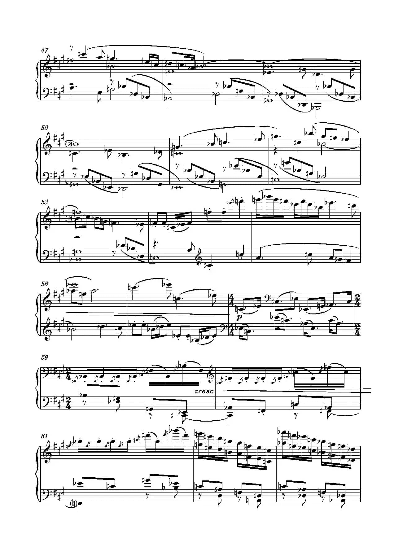 第二十钢琴奏鸣曲(Piano Sonata.20)(中国钢琴作品)